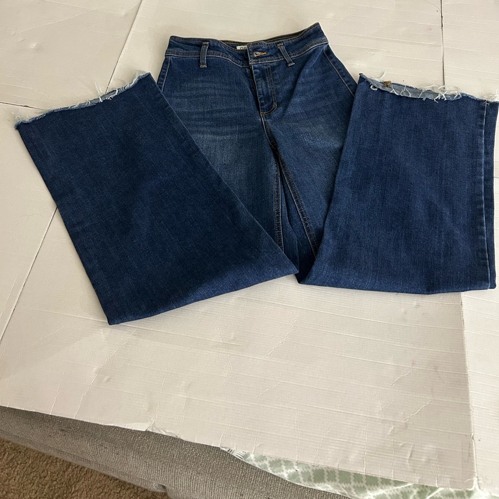 Oat New York Flare Jeans - Deep Blue - Picture 10 of 11